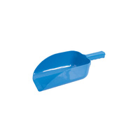 Scoop - Flat Bottom 150x350mm / 1900ml Blue Plastic  - 60038-BL