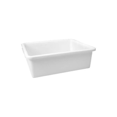 Tote Box - 530 x 430 x 175mm - White Plastic - 69313-W