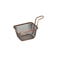 Moda Brooklyn Rectangular Service Basket 100x90x60mm Antique Copper - 73710-AC