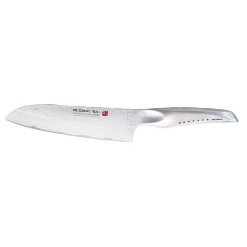 Global SAI-02 Sai Chef's / Carving Knife 8 Hammered Blade