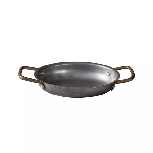 Moda Vintage Serving Oval Dish Stainless Steel 165×125×30mm - 79890