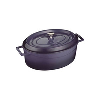 Lava Oval Casserole 290x230x110mm / 4.8Lt Purple  - 799529-P