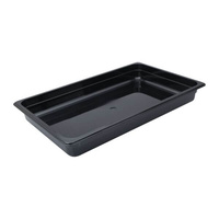 Polycarbonate Gastronorm Pan Black 1/1 Size 530x325x150mm / 19.49Lt  - 850106