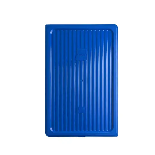 Gastroplast Food Pan Cover- Polypropylene 1/1 Size - Blue - 859100-BL