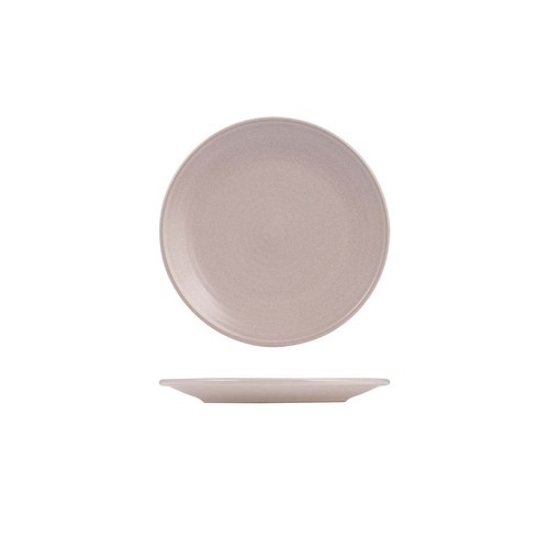 Zuma Pearl Blush Coupe Plate Ribbed, 210mm (Box of 6) - 9029470