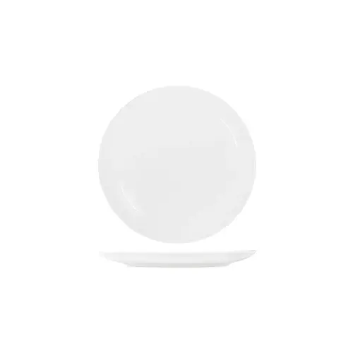 Tablekraft Core White Round Plate Coupe Shape 260mm (Box of 4) - 91014