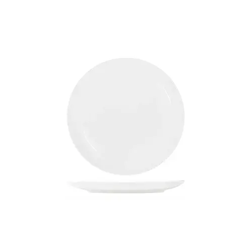 Tablekraft Core White Round Plate Coupe Shape 290mm (Box of 3) - 91015