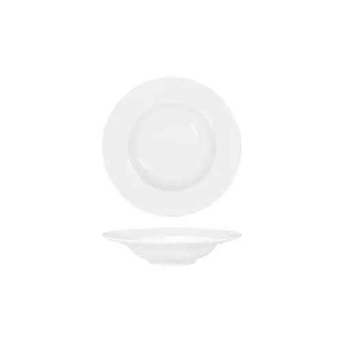 Tablekraft Core White Pasta Plate Wide Rim 225x48mm (Box of 4) - 91057