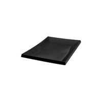 Ryner Melamine Sushi Platter 395x265mm Black  - 91064-BK