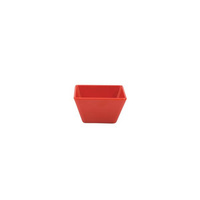 Ryner Melamine Serving Bowls Square Bowl 100x100x60mm Red (Box of 6) - 91218-R