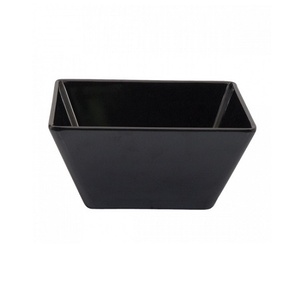 Ryner Melamine Serving Bowls Square Bowl 240x240x100mm Black  - 91224-BK