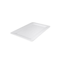 Ryner Melamine Serving Platters Rectangular Platter 325x265mm White Wide Rim - 91350-W