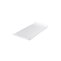 Ryner Melamine Serving Platters Rectangular Platter With Lip 300x145mm White  - 91512-W