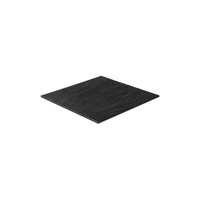 Ryner Taroko Square Platter 368 x 368mm Black (Box of 6) - 91566