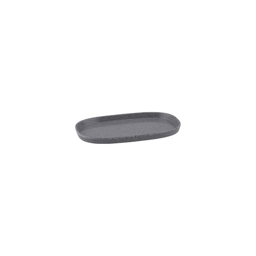 Ryner Melamine Rectangular Dish 1/4 Size, 20mm Deep - Stone Grey (Box of 6) - 916641-GY