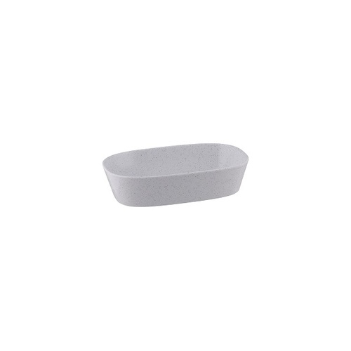 Ryner Melamine Rectangular Dish 1/4 Size, 65mm Deep - Stone White (Box of 3) - 916642-W