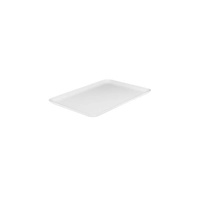 Ryner Melamine Serving Platters Rectangular Coupe Platter 205x140mm White - 91720-W