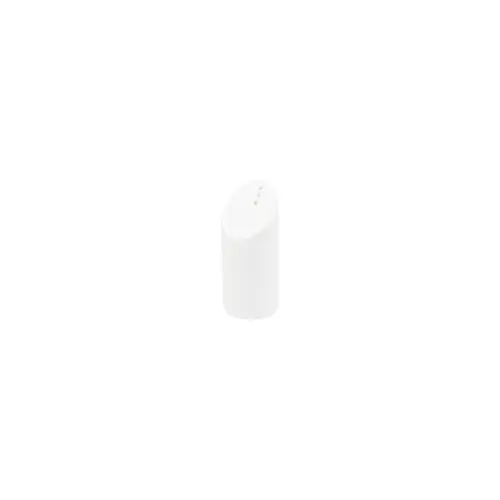 Tablekraft Core White Pepper Shaker (3 Hole) Slant 38x80mm (Box of 12) - 92055