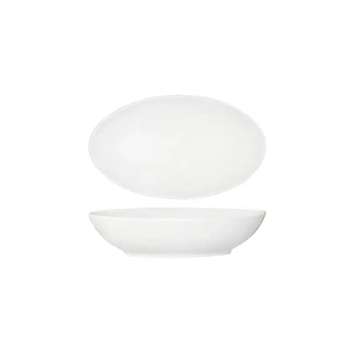 Tablekraft Core White Oval Salad Serving Bowl 305x185x70mm (Box of 3) - 92075