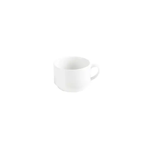 Tablekraft Core White Banquet Coffee Cup Stack 220ml 85x65mm (Box of 6) - 92093