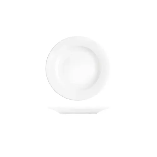 Tablekraft Core White Banquet Round Plate 175x20mm (Box of 6) - 93009