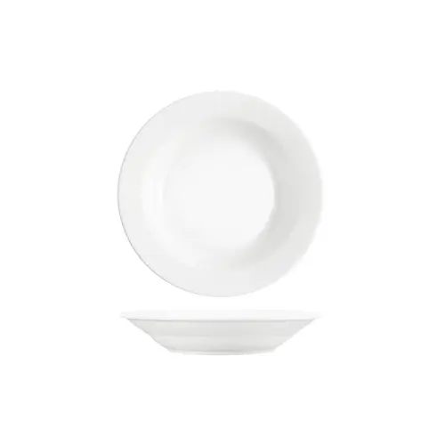 Tablekraft Core White Banquet Round Pasta Plate 210x40mm (Box of 6) - 93012