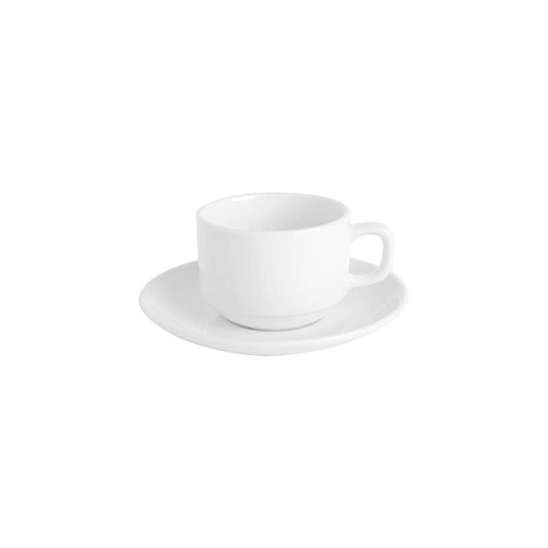 Royal Porcelain Chelsea Wide Bottom Stackable Coffee Cup 0.20Lt (Box of 12) - 94046