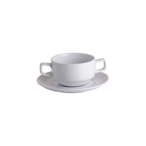 Royal Porcelain Chelsea Stackable Soup Cup 0.28Lt - 2 x Handle (Box of 12) - 94052