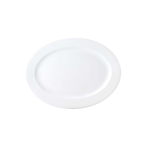 Royal Porcelain Chelsea Rim Shape Platter Oval 360mm (Box of 12) - 94064