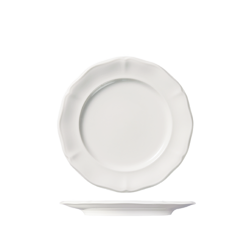 Luzerne Astoria White Round Plate 230mm (Box of 6) - 94313