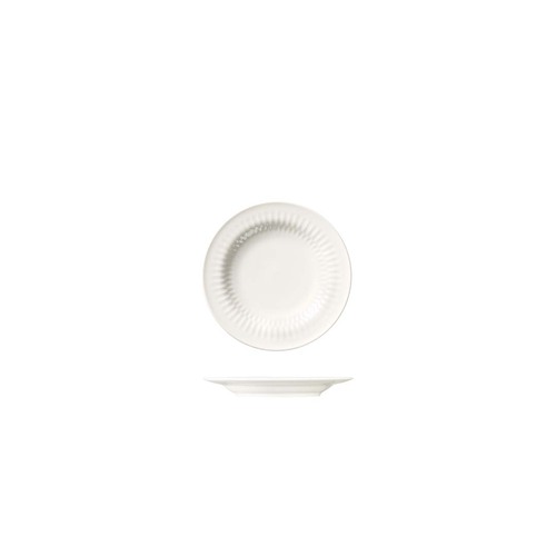 Luzerne Cottage White Round Rim Plate 170mm (Box of 6) - 947717