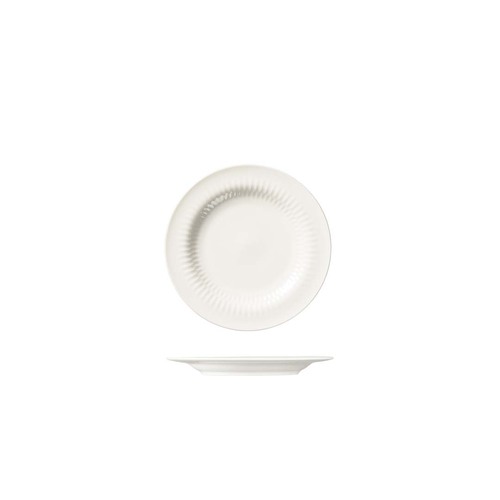 Luzerne Cottage White Round Rim Plate 210mm (Box of 6) - 947721