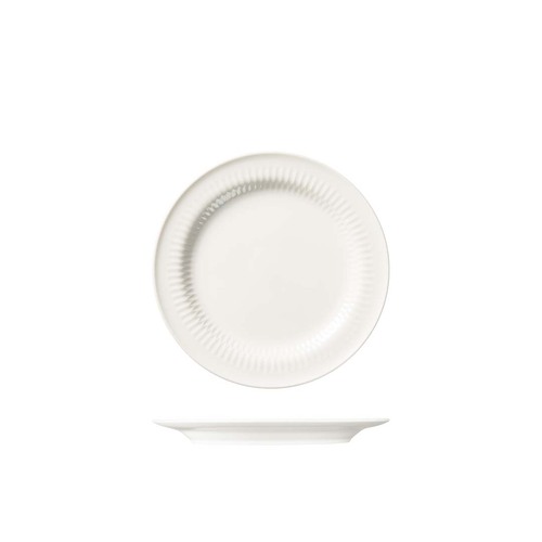 Luzerne Cottage White Round Rim Plate 270mm (Box of 4) - 947727