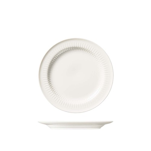 Luzerne Cottage White Round Rim Plate 300mm (Box of 3) - 947730