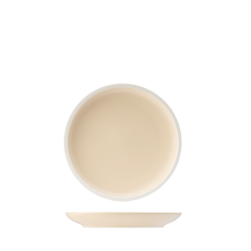 Utopia Forma Round Plate 170mm Vanilla (Box of 6) - 954206