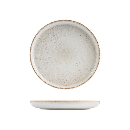 Eclipse Duo Limestone Round Plate 220Mm (Box of 6) - 959972