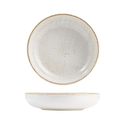 Eclipse Duo Limestone Round Bowl 220mm (Box of 6) - 959977