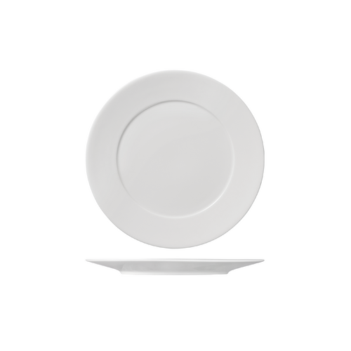 Ariane Serenity Round Plate Flat Wide Rim 220mm (Box of 12) - 969051122