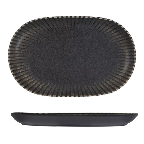 ID Fine Reckless Oval Coupe Platter - 370 x 240mm (Box of 6) - 98810066