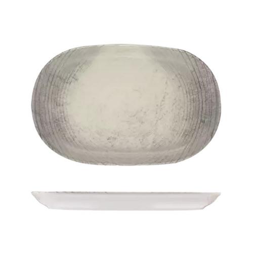 ID Fine Fume Oval Coupe Platter - 330 x 210mm (Box of 6) - 98820265