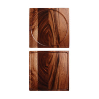 Churchill Presentation Board 300x300mm Acacia Wood, Reversible - 9909430