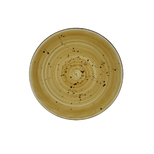 Wellington Plate Round Coupe 290mm Rustic Yellow - 9935-Y