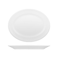 Churchill Buckingham Oval Plate - Wide Rim 305x240mm - Box of 12 - 9937330