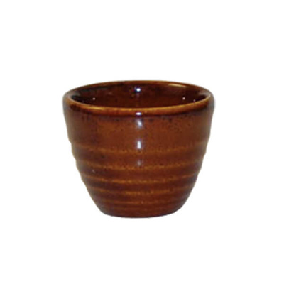 Churchill Bit On The Side Ripple Sauce Pot Cinnamon 59x50mm / 57ml - Box of 12 - 9951002