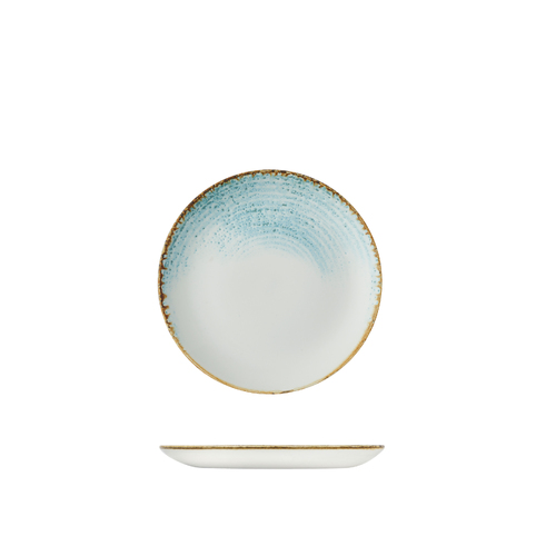 Churchill Accents Aquamarine Round Coupe Plate 217mm (Box of 12) - 9973122-AA