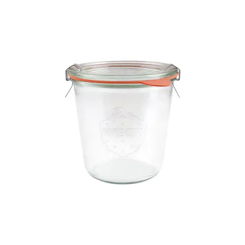 Complete Weck Glass Jar with Lid 580ml 100x107mm (Box of 6) - 9982376