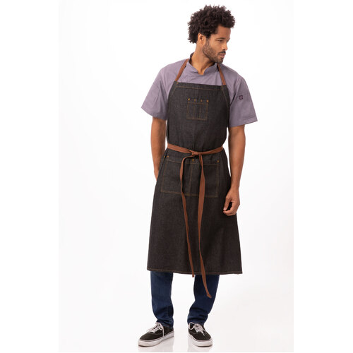 Chef Works Memphis Chefs Bib Apron - AB036 - AB036