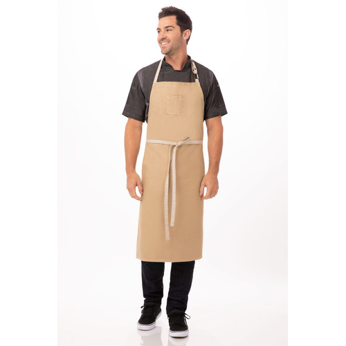 Chef Works Austin Chefs Bib Apron - ABCCD006 - ABCCD006