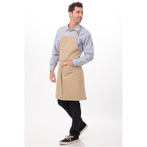 Chef Works Austin Bib Apron - ABCD056 - ABCD056