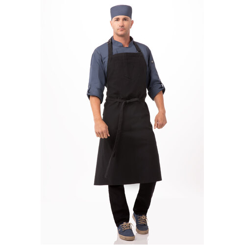 Chef Works Rockford Chefs Bib Apron - ABCKV003 - ABCKV003